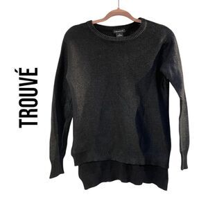 Trouvé Long Sleeve Textured Crewneck Sweater Size XS‎